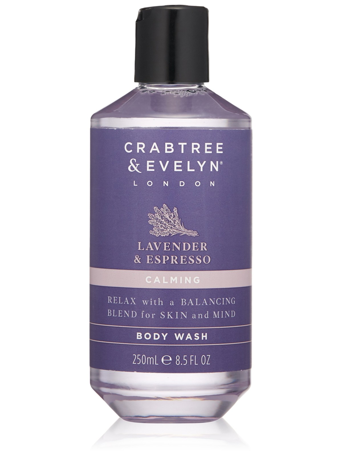 Bagnoschiuma lenitivo Crabtree & Evelyn Lavanda ed Espresso 250ml