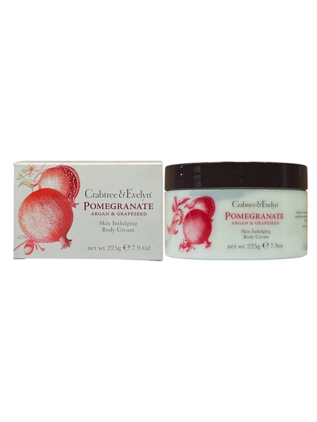 Crema corpo nutriente al melograno e argan di Crabtree & Evelyn 225ml