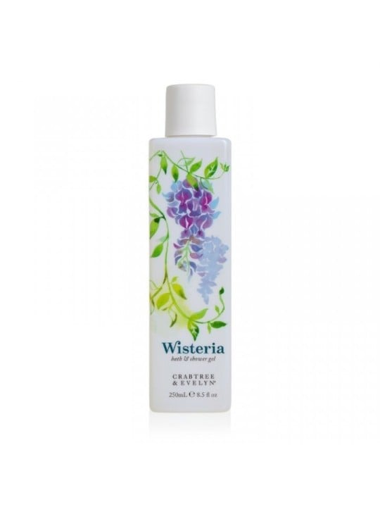 Bagnoschiuma detergente Crabtree & Evelyn Wisteria per tutti i tipi di pelle 250ml