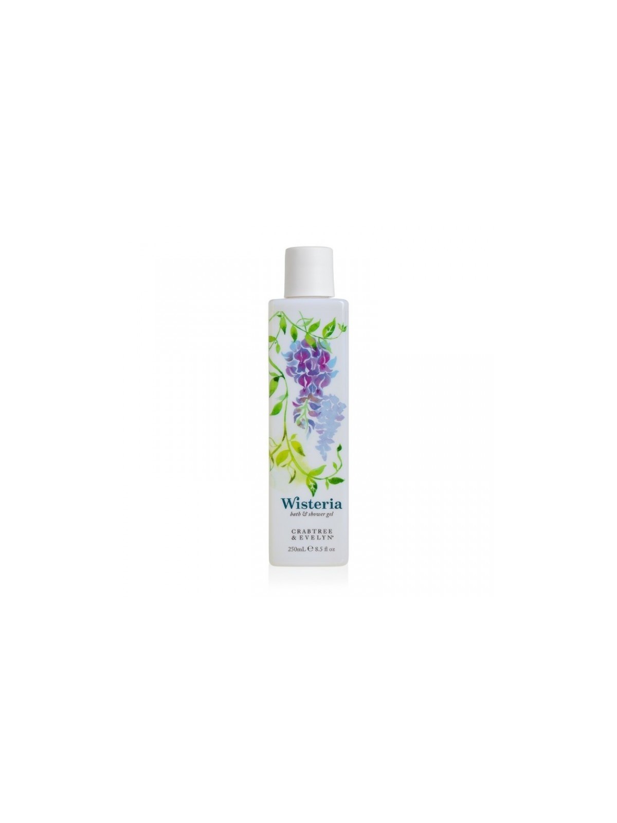 Bagnoschiuma detergente Crabtree & Evelyn Wisteria per tutti i tipi di pelle 250ml