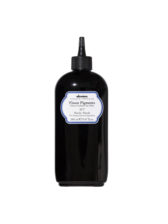 Davines Finest Gloss Pigmento Colorante per Capelli con Ingredienti Naturali N.7 Biondo 280ml