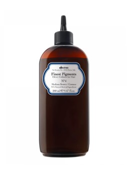 Davines Finest Gloss Pigmento Colorante per Capelli con Ingredienti Naturali N.4 Castano Medio 280ml