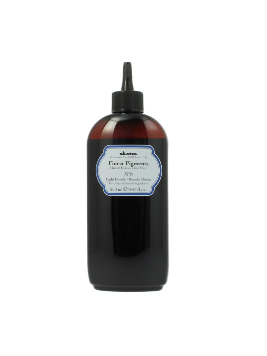 Davines Finest Gloss Pigmento Colorante per Capelli con Ingredienti Naturali N.8 Biondo Chiaro 280ml