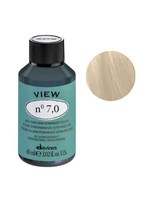 Davines View Tintura Demipermanente Per Capelli 7.0 60ml