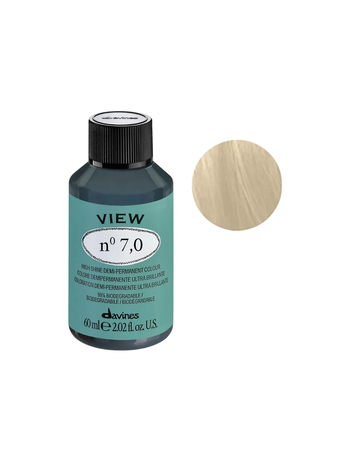 Davines View Tintura Demipermanente Per Capelli 7.0 60ml