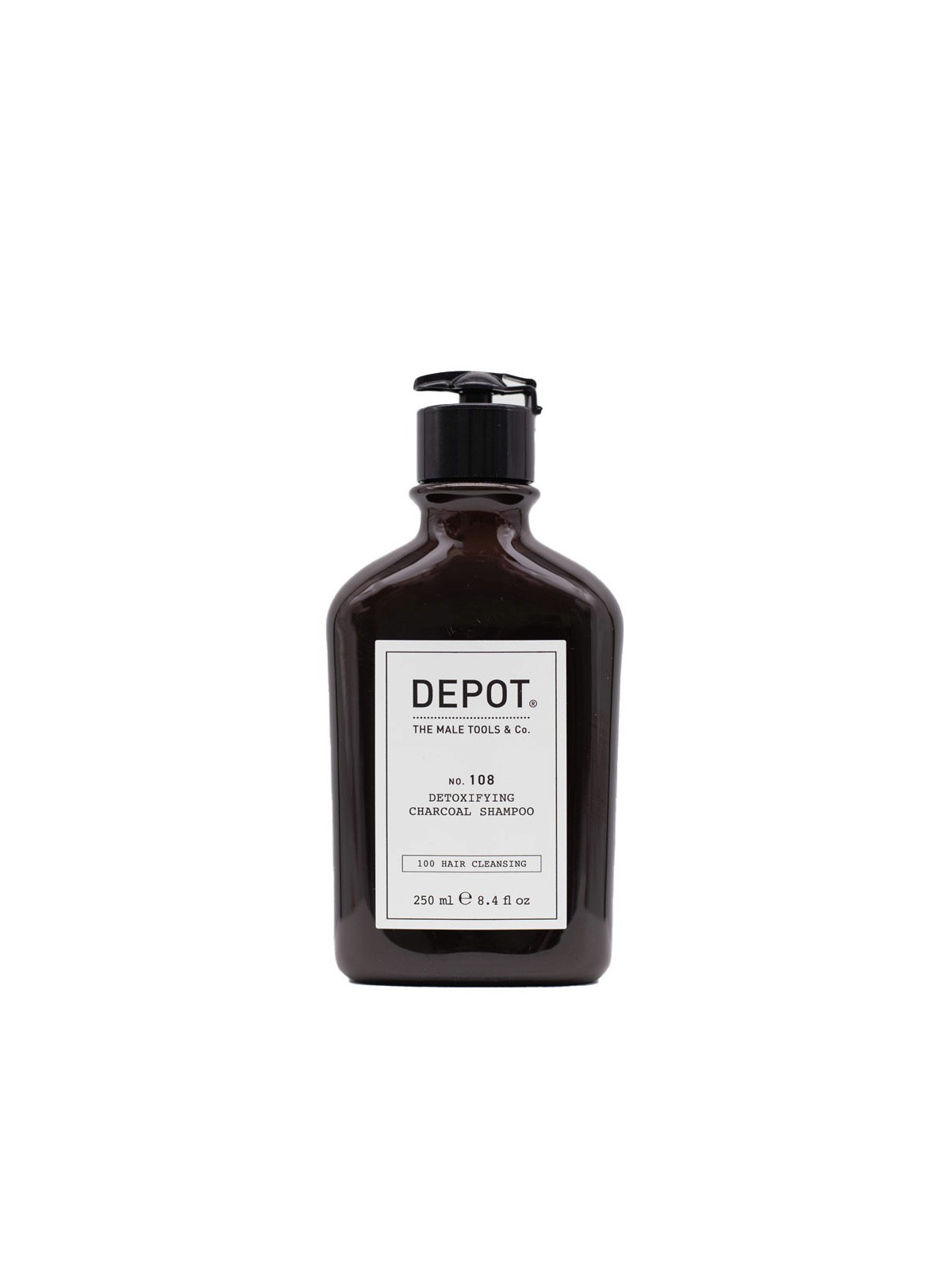 Depot 100 Shampoo Detergente per Capelli n. 105 al Carbone Detox 250ml
