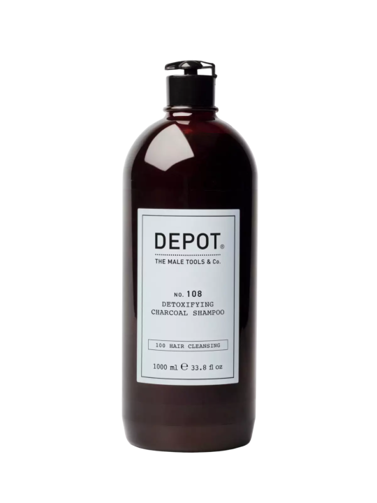 Depot 100 Shampoo Detergente per Capelli n. 108 al Carbone Detossinante 1000ml