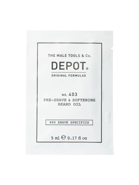 Depot 400 Shave Specifics n. 403 Olio pre-barba ammorbidente all'olio di mandorla dolce 5ml