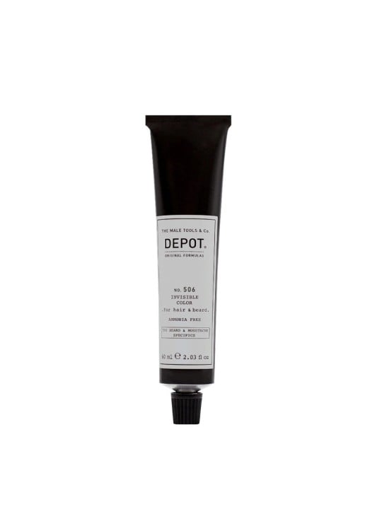 Depot 500 Specifici per barba e baffi N. 506 Tintura semipermanente invisibile per capelli Steel 60ml