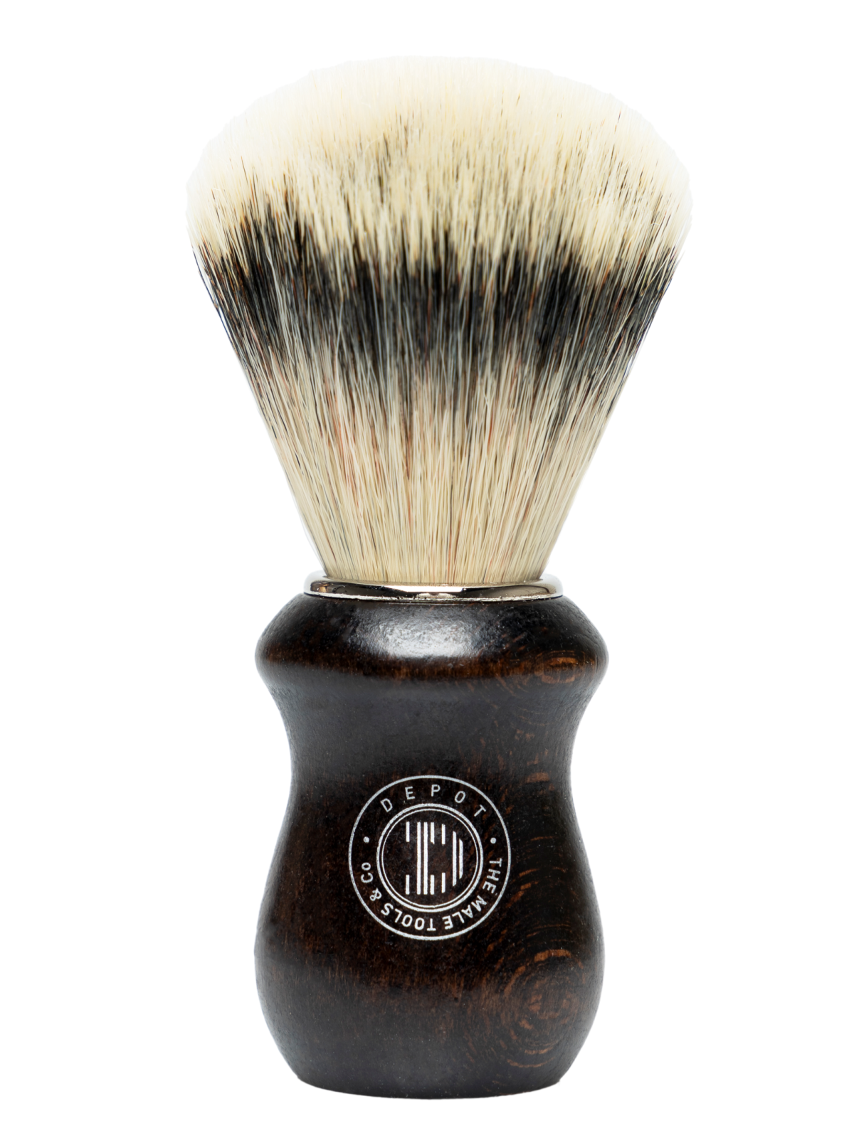Pennello da barba di lusso in legno Depot Accessories n. 731 marrone