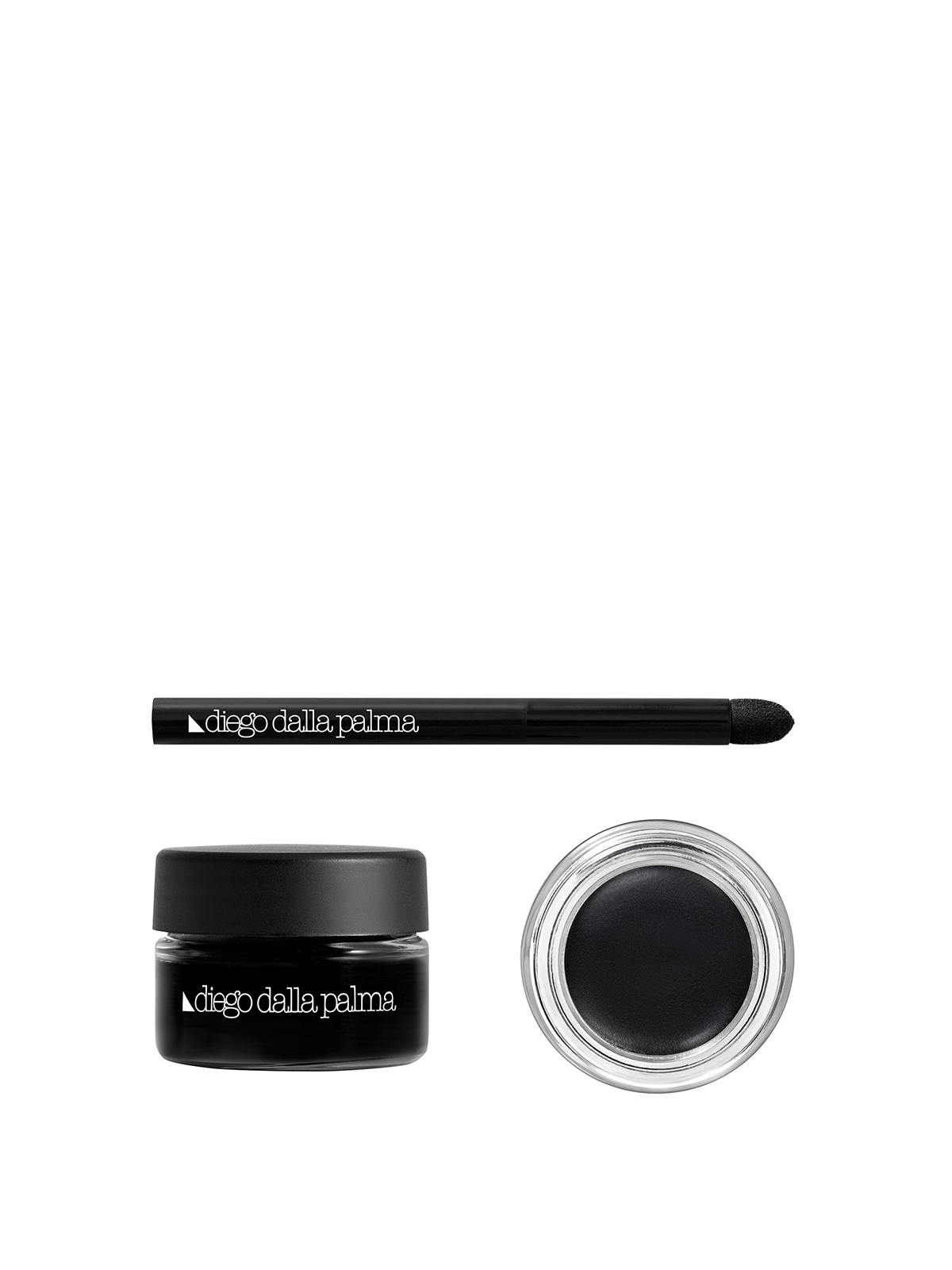 Diego Dalla Palma Makeup Studio Ombretto e Kajal Eyeliner Waterproof 2 in 1 11 Nero 32 g