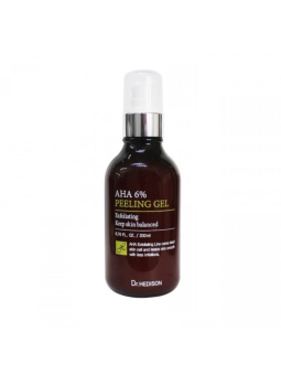 Dr. Hedison AHA 6% di concentrazione di AHA tra cui acido citrico glicolico e lattico. Gel peeling levigante 200ml