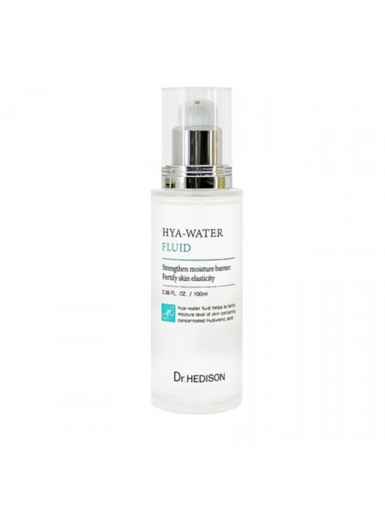 Dr. Hedison Hya-Water Fluido idratante e rassodante per il viso con acido ialuronico 100ml