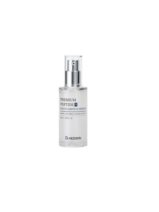 Siero viso antirughe in fiale Dr. Hedison Peptide 9 50ml per donna.