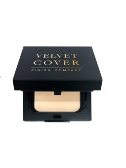 Cipria compatta opacizzante Dr. Hedison Velvet Cover Finish 21 Beige Chiaro 14 g