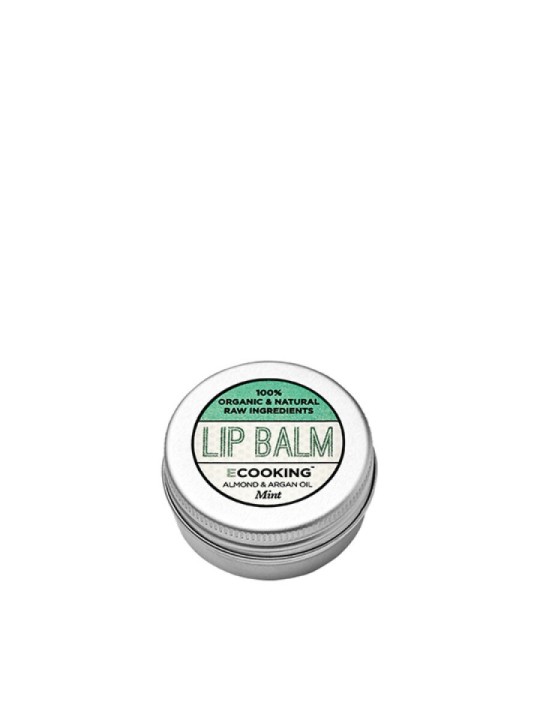 Ecooking Ecooking Balsamo labbra idratante all'olio di argan biologico alla menta 15ml