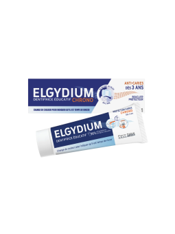 Dentifricio Elgydium Tandpasta Chrono Fluorinol per la prevenzione delle carie 50ml