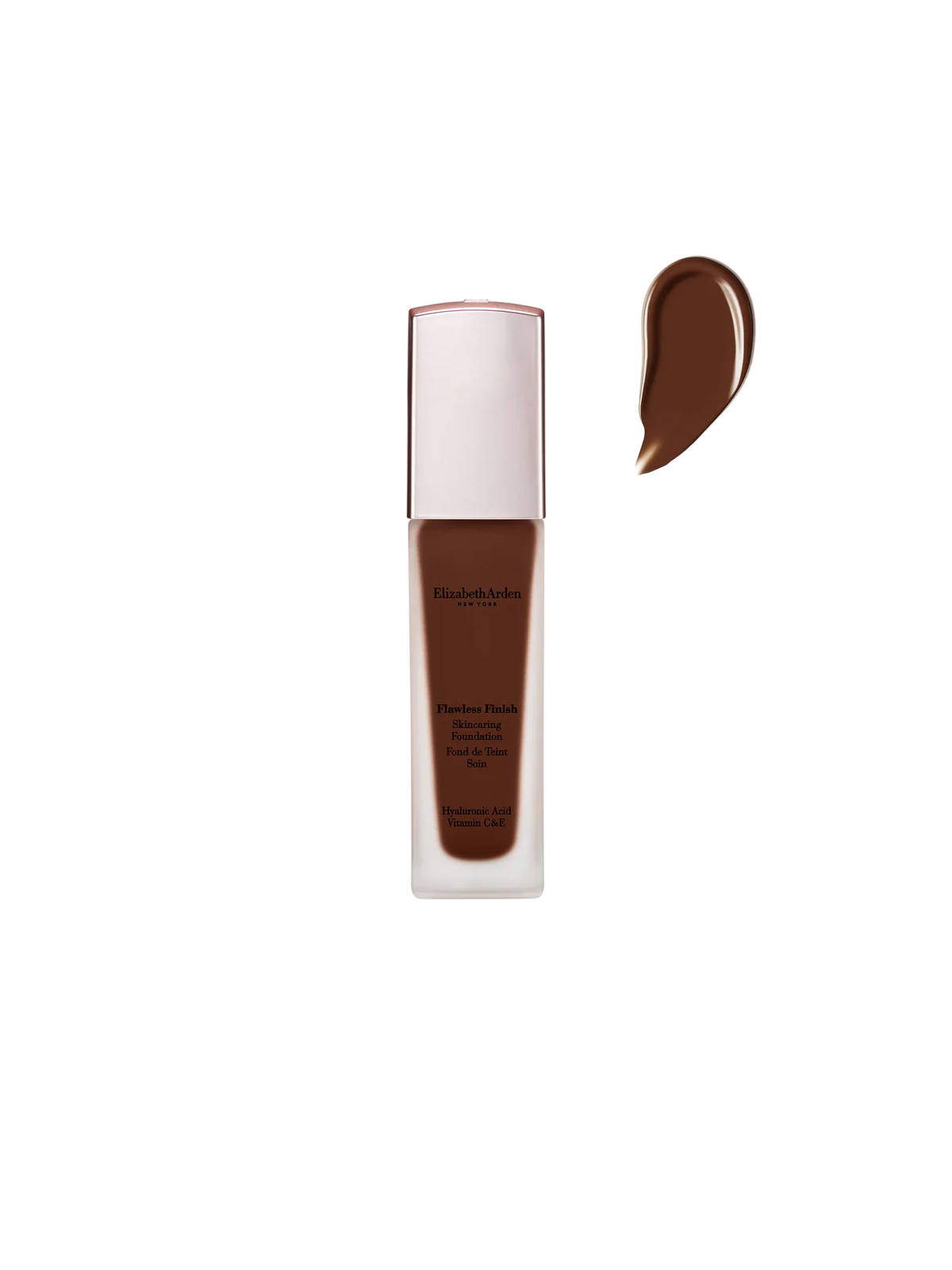 Fondotinta in crema a lunga tenuta Elizabeth Arden Flawless Finish Skincaring con acido ialuronico 620N Deep Neutral 30ml