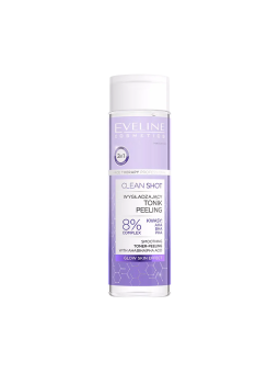 Lozione tonica peeling viso Clean Shot di Eveline Cosmetics 200ml