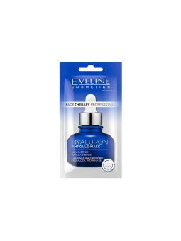 Maschera viso idratante intensiva all'acido ialuronico Eveline Cosmetics Therapy Professional 8ml