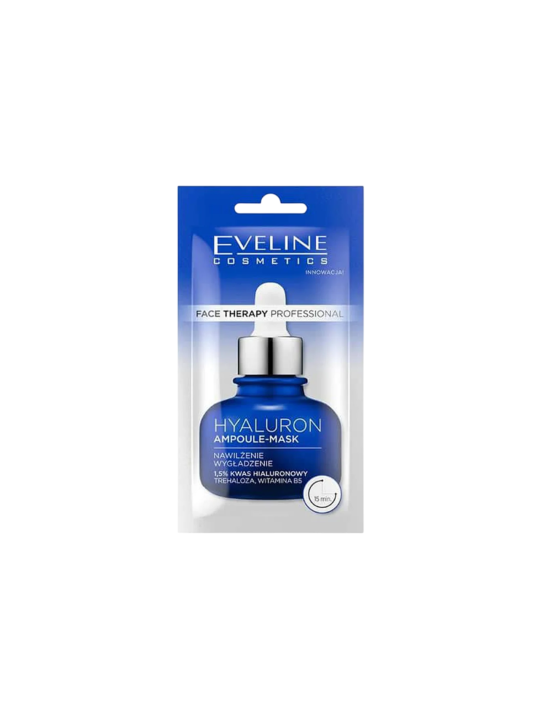 Maschera viso idratante intensiva all'acido ialuronico Eveline Cosmetics Therapy Professional 8ml