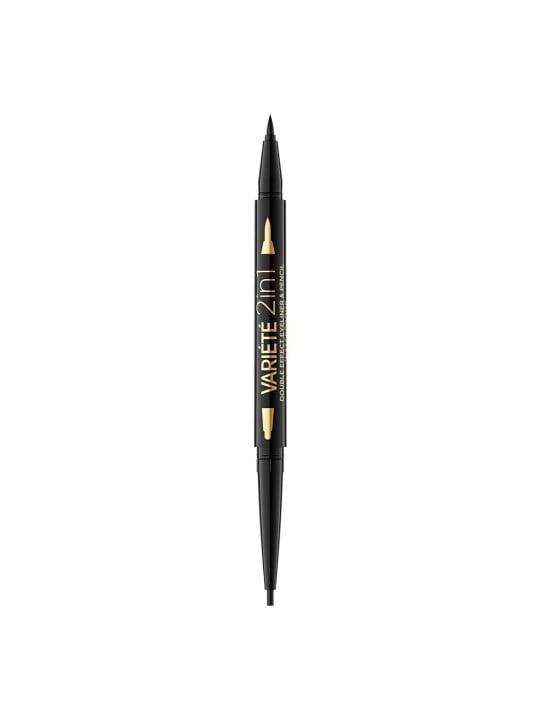 Eyeliner in gel a doppia punta Eveline Cosmetics Variete Ultra Black