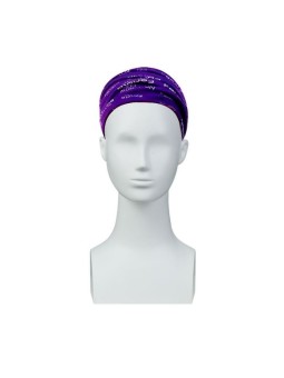 Fanola No Yellow Textile Bandana Purple donna