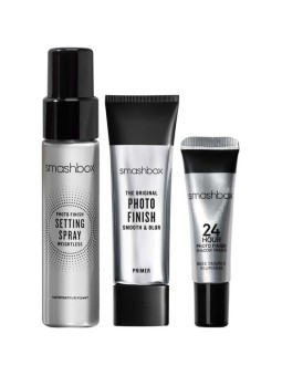 Set Smashbox: Photo Finish Matte Finish Liquid Primer 12ml + Photo Finish Setting Spray 30ml + Photo Finish Eyeshadow Primer 7ml