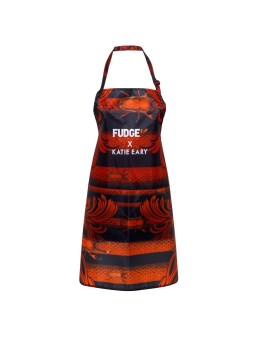 Grembiule da tintura per capelli Fudge Professional Katie Eary rosso/nero