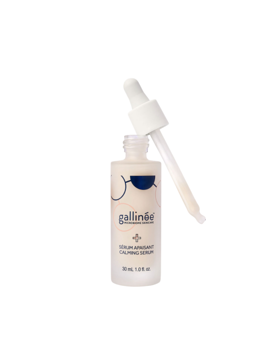 Gallinee Microbiome Skincare Siero Lenitivo Quotidiano per il Viso con Prebiotici Probiotici e Postbiotici 30ml