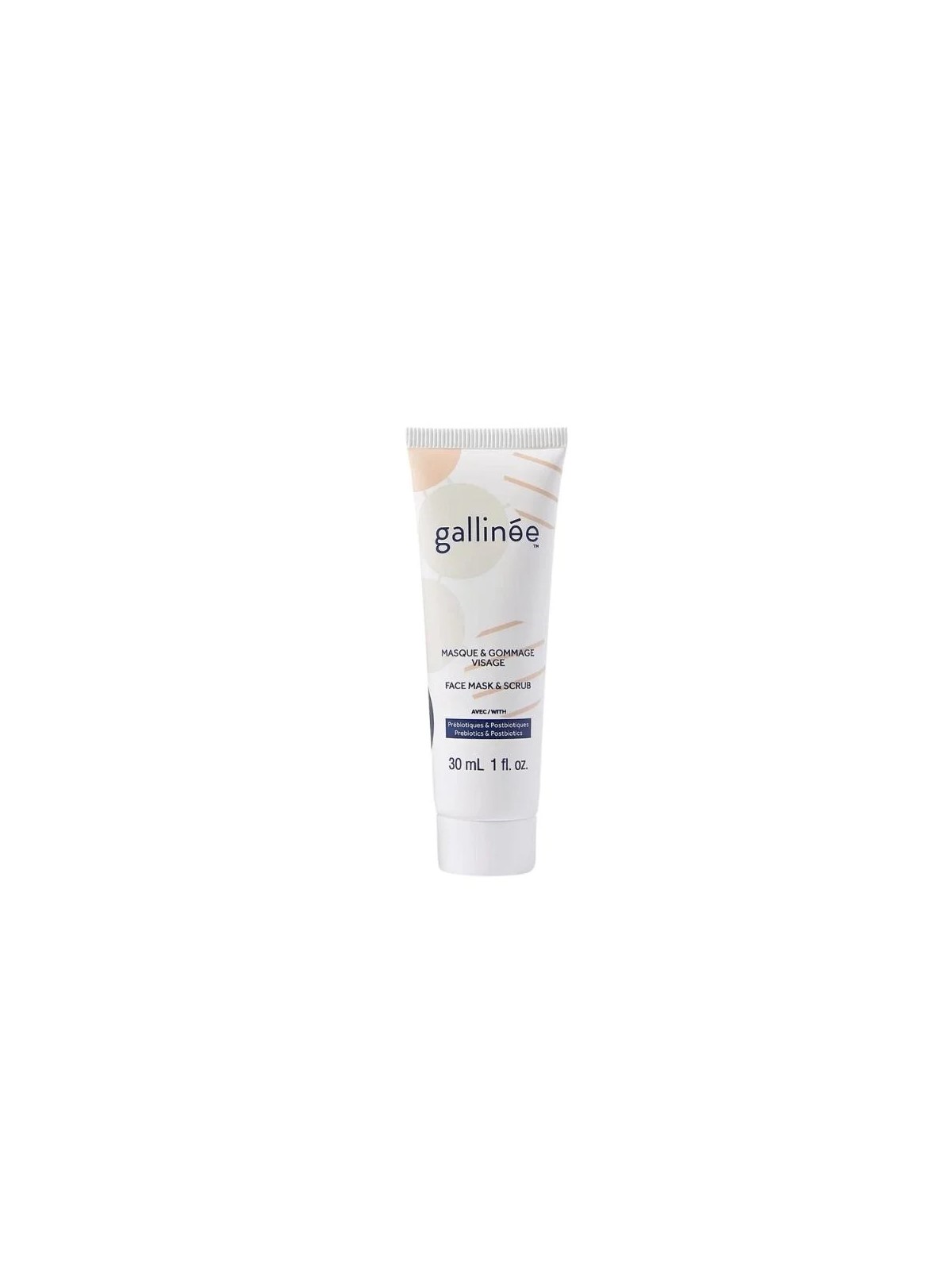 Maschera esfoliante viso prebiotica Gallinee Microbiome Skincare 30ml