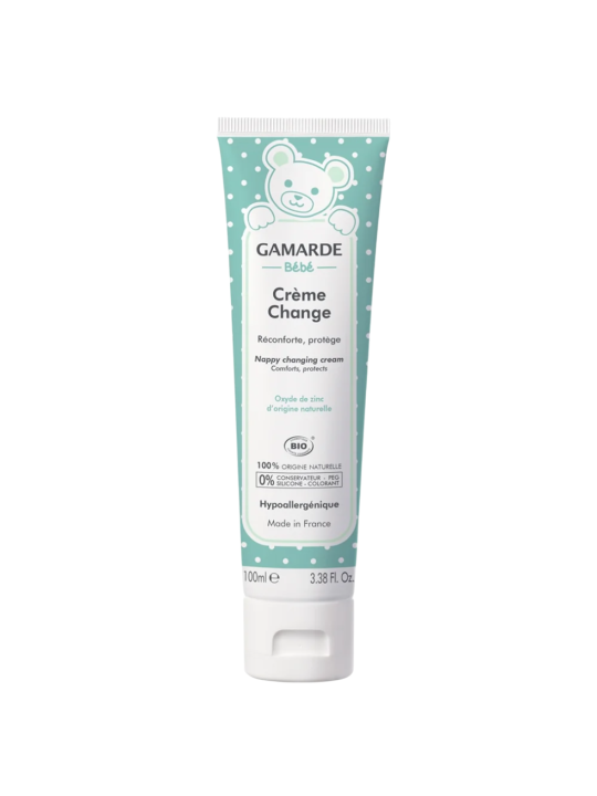Crema corpo lenitiva Gamarde Baby. Ad ogni cambio di pannolino: 100 g.