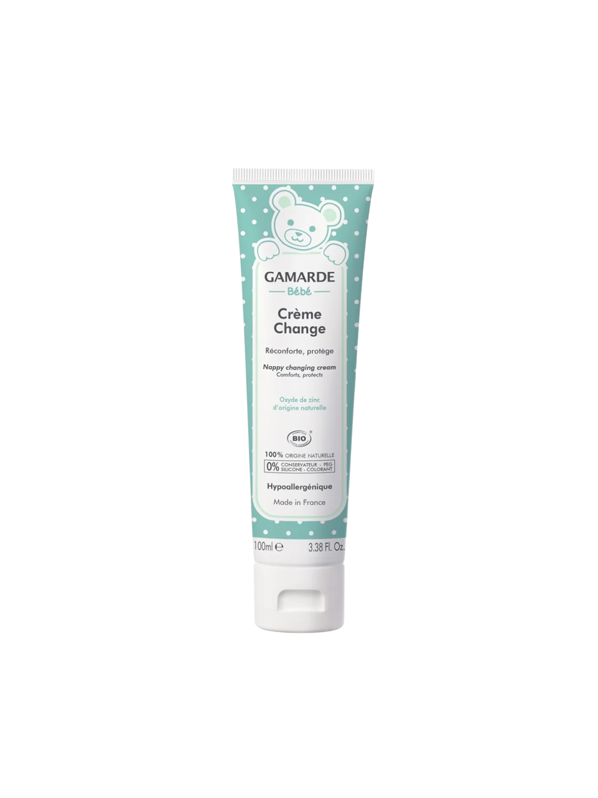 Crema corpo lenitiva Gamarde Baby. Ad ogni cambio di pannolino: 100 g.