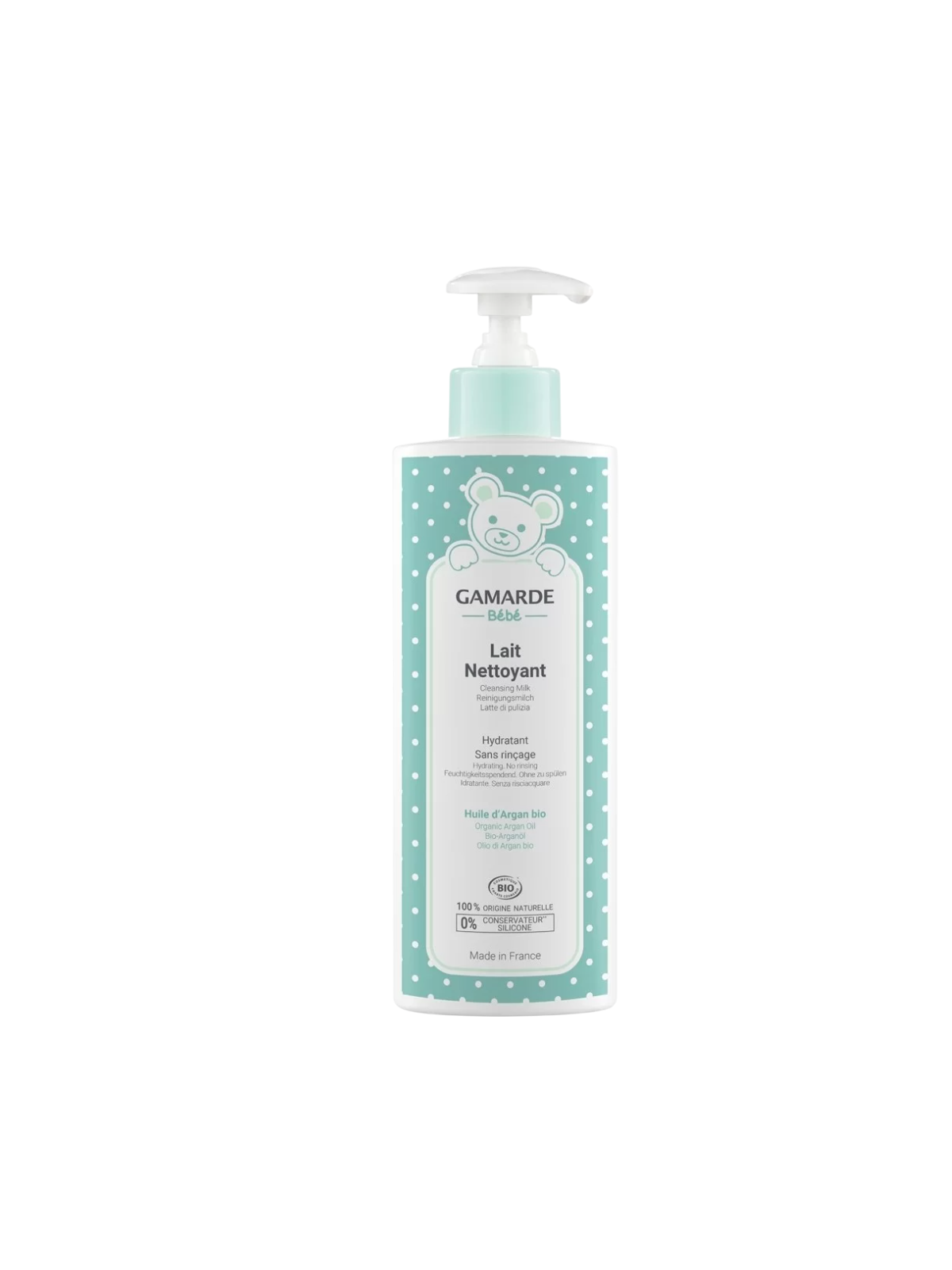 Latte corpo idratante biologico Gamarde Baby per viso e corpo 400ml