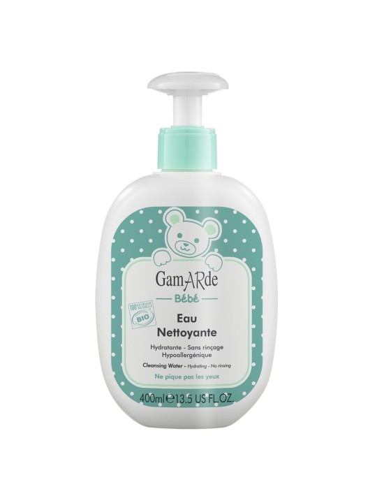 Acqua profumata detergente e idratante Gamarde Baby per viso corpo e zona pannolino 400ml