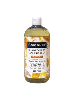 Shampoo nutriente Gamarde Bio Acacia Honey per capelli secchi e danneggiati 500ml