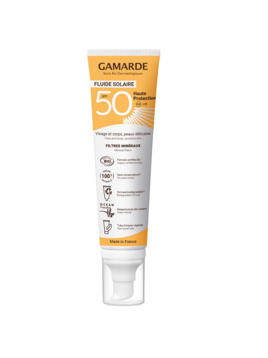 Gamarde Bio Crema Solare per Viso e Corpo SPF 50 100ml