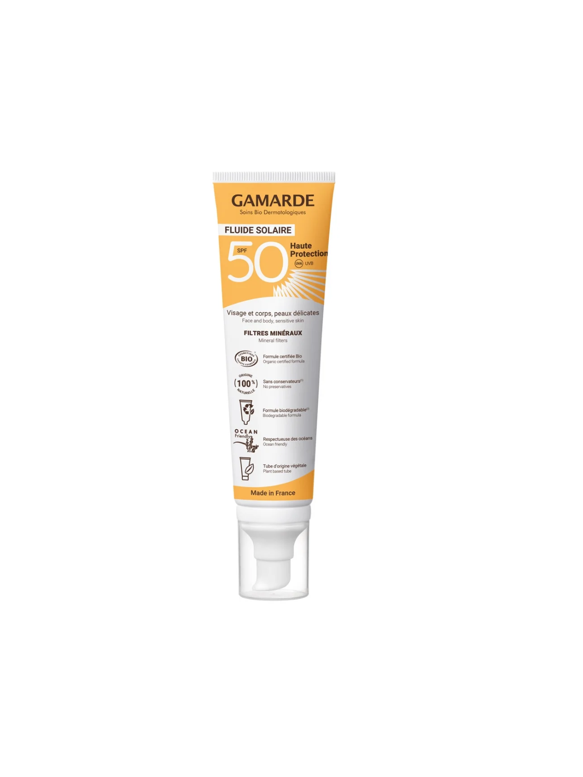Gamarde Bio Crema Solare per Viso e Corpo SPF 50 100ml