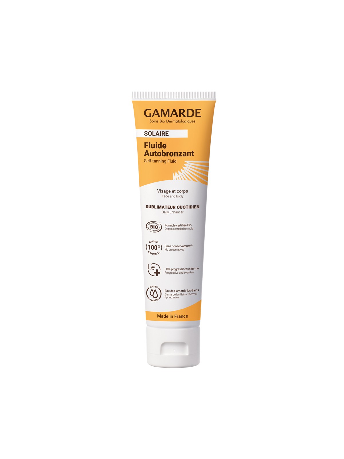 Gamarde Bio Tanning Fluido Autoabbronzante per Viso e Corpo 100ml