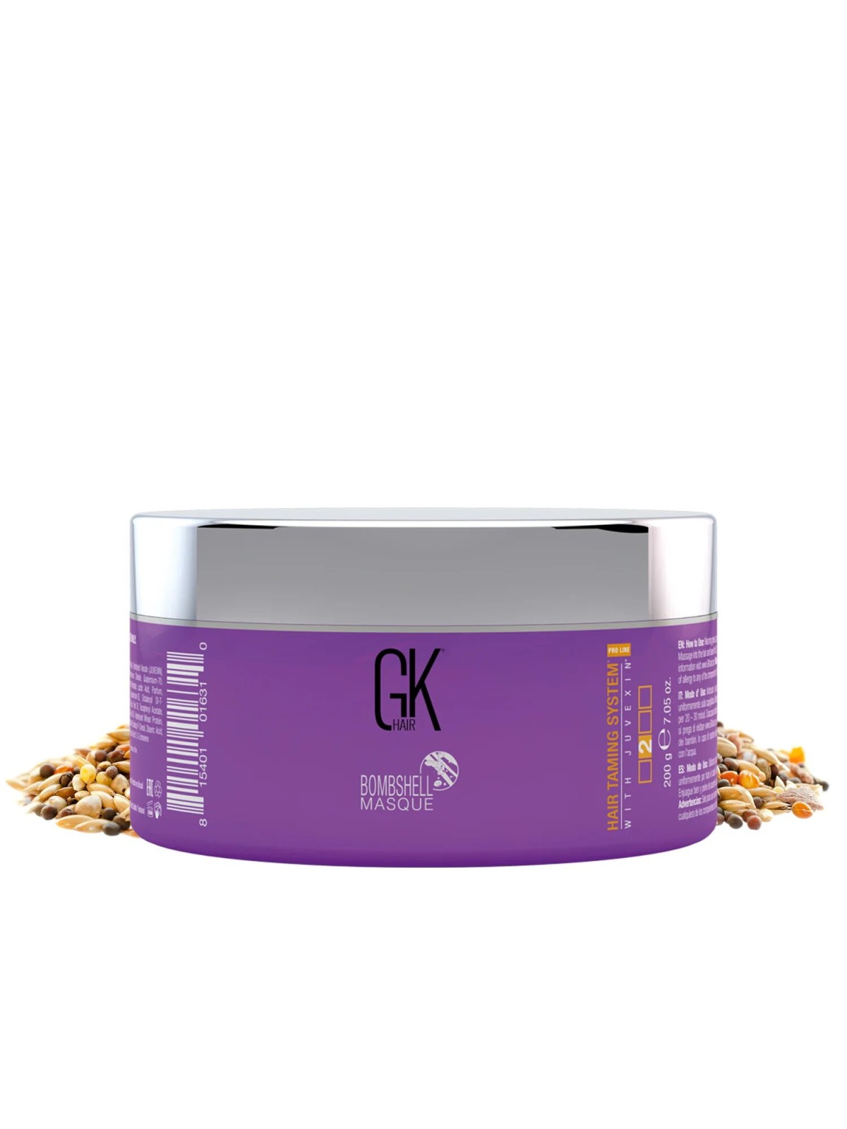 Maschera colorante per capelli Global Keratin Bombshell colore rosso 200 g