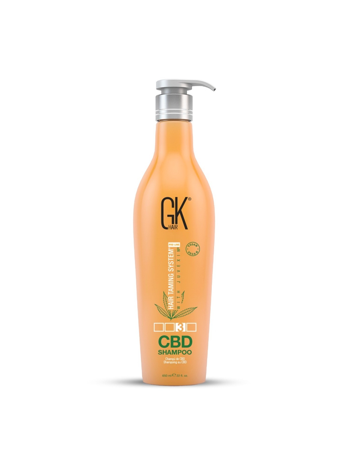 Shampoo vegano riparatore alla cheratina e CBD Global 650ml