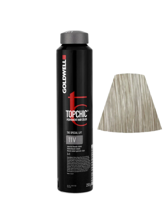 Tintura per capelli permanente Goldwell TopChic 11V Biondo Speciale Violetto 250ml
