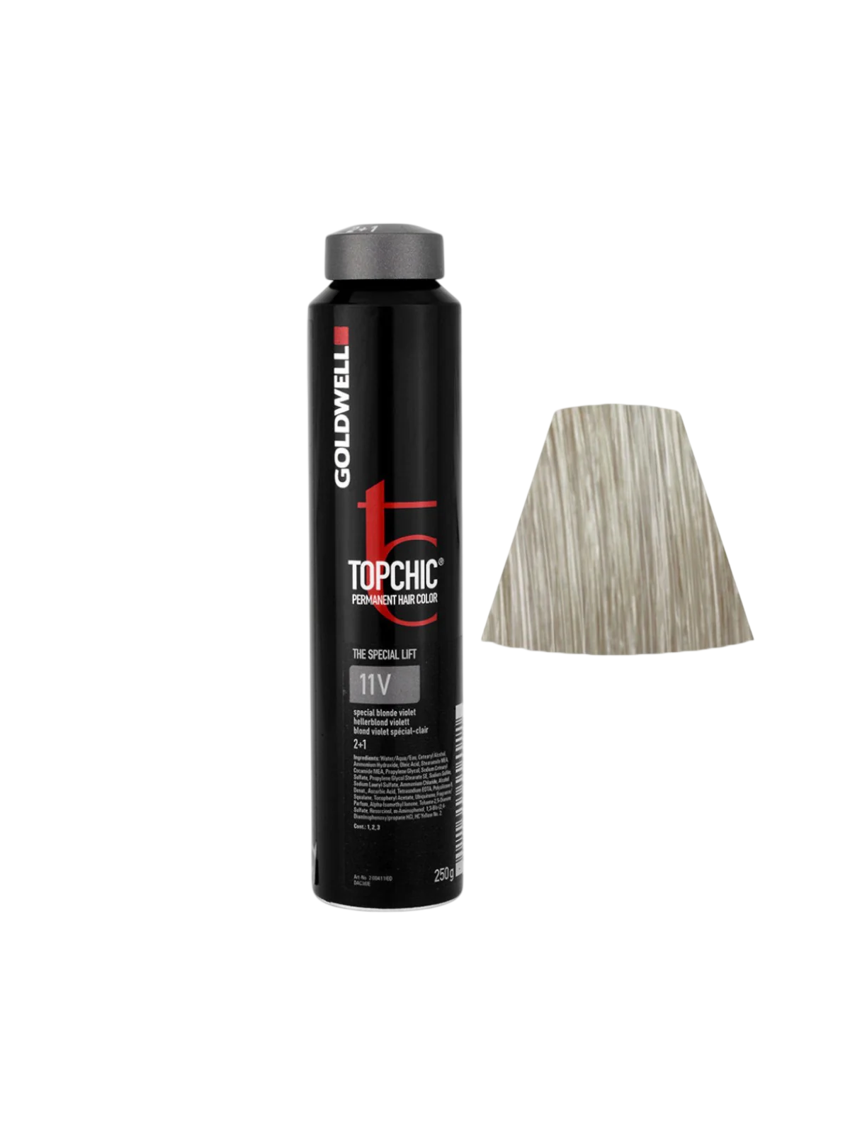 Tintura per capelli permanente Goldwell TopChic 11V Biondo Speciale Violetto 250ml