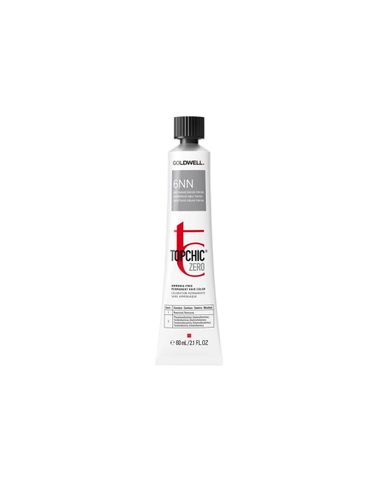 Tintura per capelli permanente Goldwell TopChic Zero 6NN Biondo Scuro Naturale 60ml