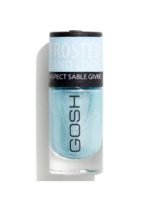Smalto per unghie opaco glitterato Gosh 06 Blu tenue satinato 8ml