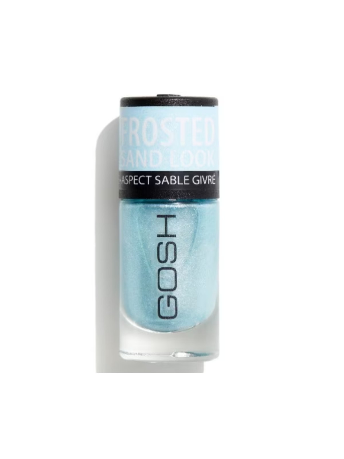 Smalto per unghie opaco glitterato Gosh 06 Blu tenue satinato 8ml