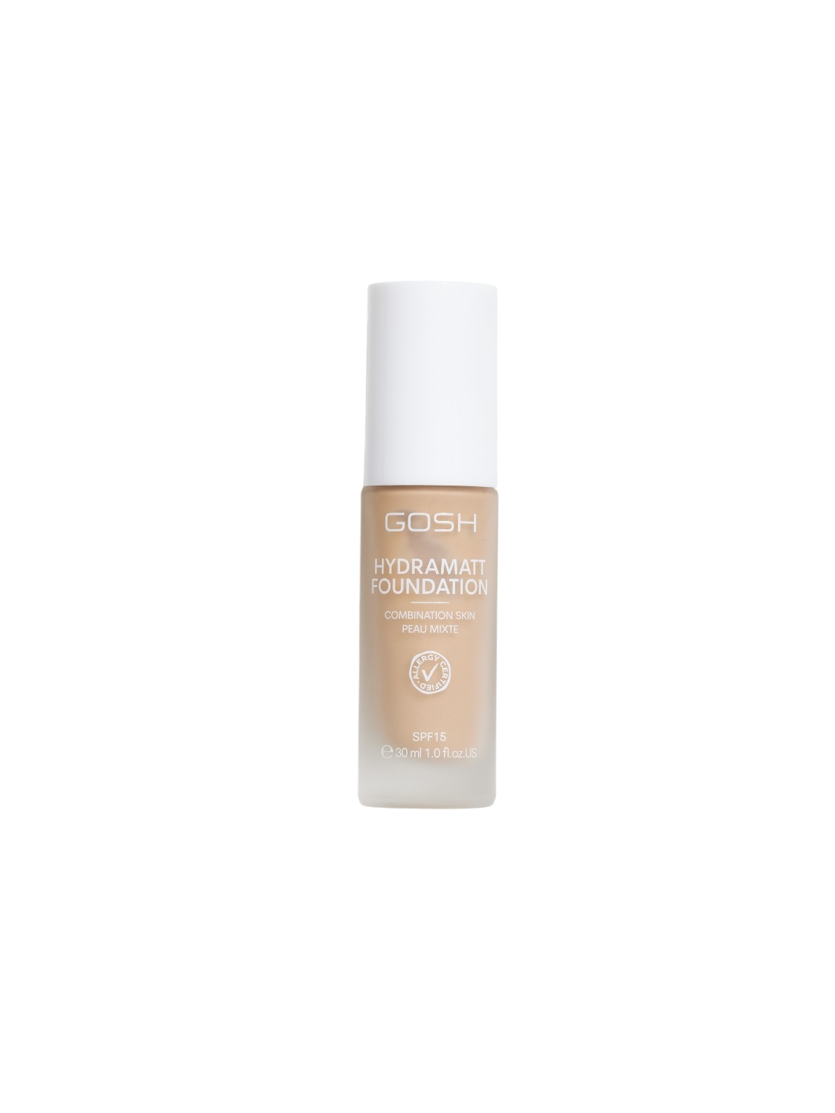 Fondotinta liquido opacizzante Gosh Hydramatt 002N Molto leggero SPF15 30ml