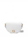 Borsa Guess Danna in tessuto di poliuretano bianca HWCA8420190WHI donna 24 x 17 x 5 cm