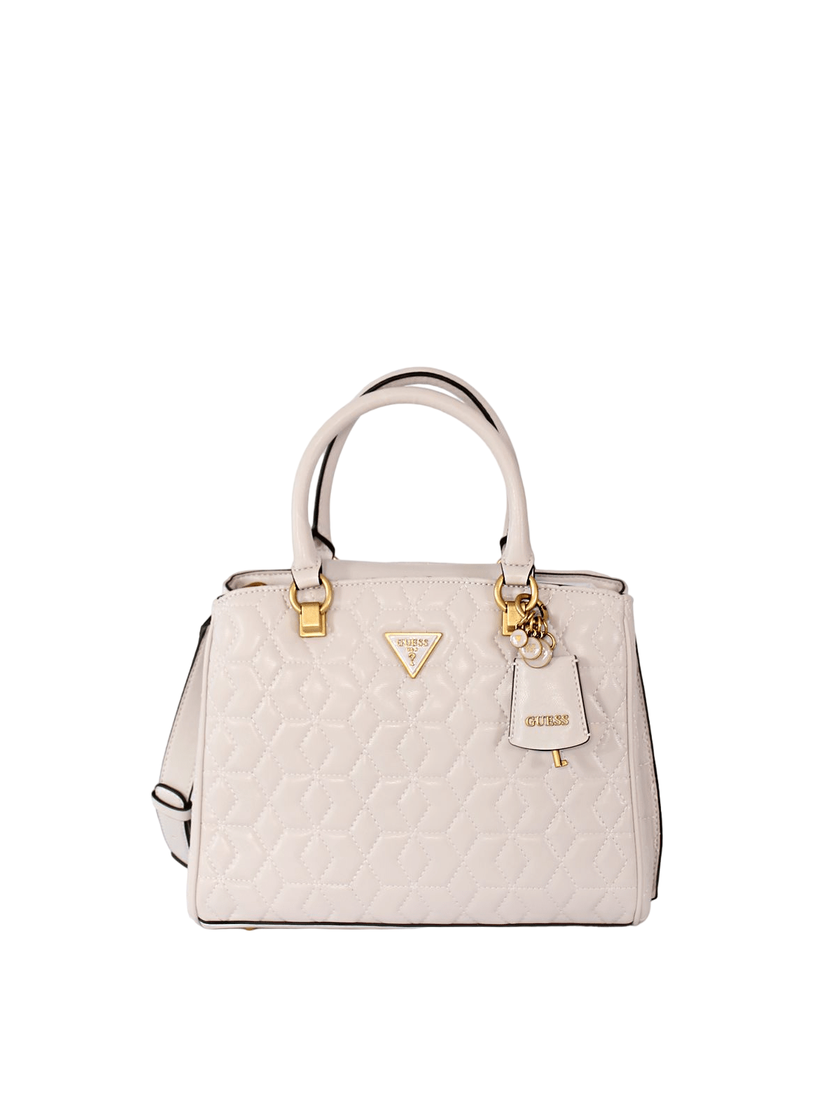 Guess Elenia Girlfriend Textile Bag Stone donna