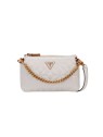 Guess Elenia Mini Borsa a tracolla in tessuto Stone QB867772 donna